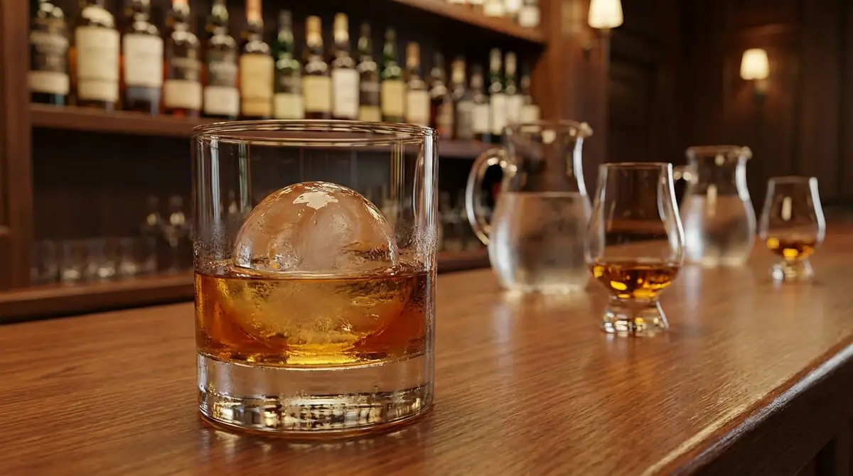 ウイスキーの「ロック」とは？意味と他の飲み方との違い