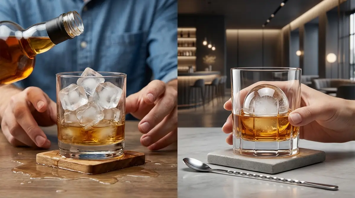 ウイスキーロックで初心者がやりがちなNG行動と対策