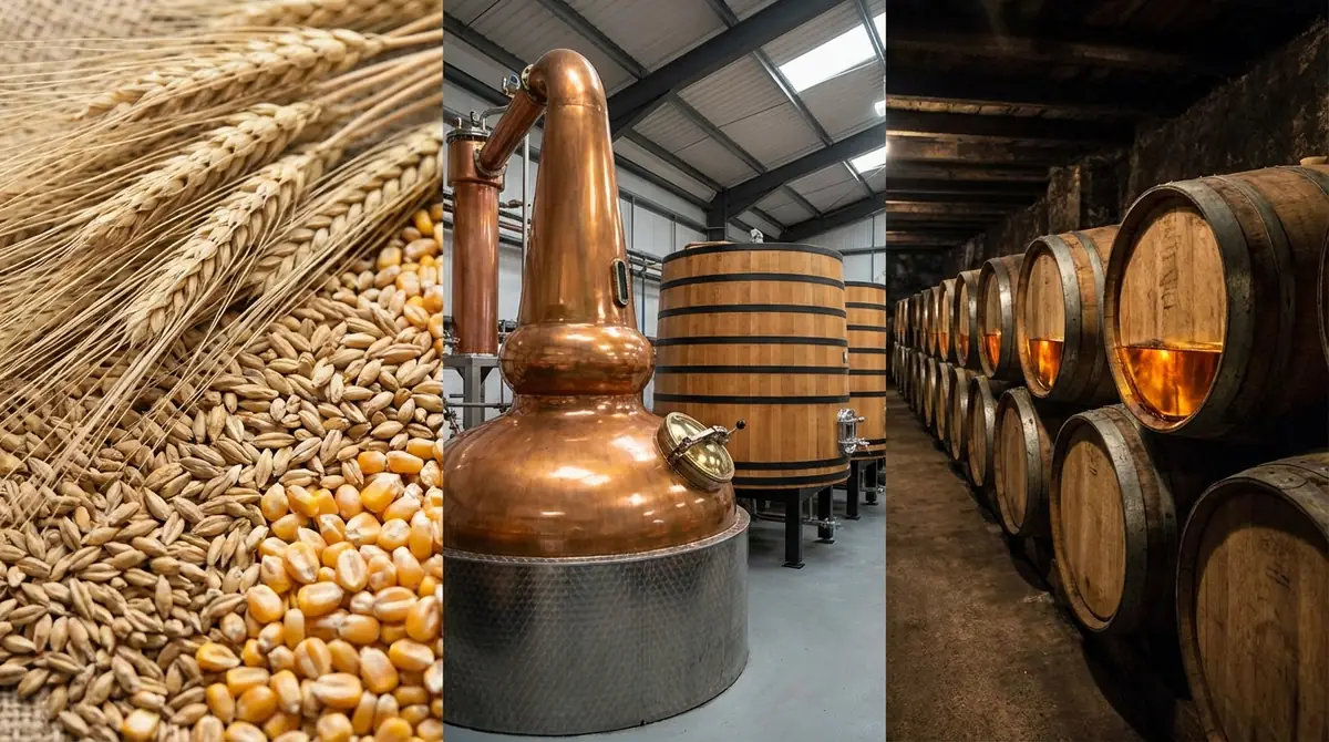 ウイスキーの定義を構成する3要素【原料・製法・熟成】