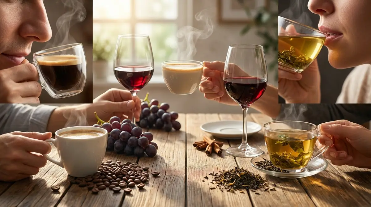 味わい・香りの違い｜実際に飲むとどう感じる？