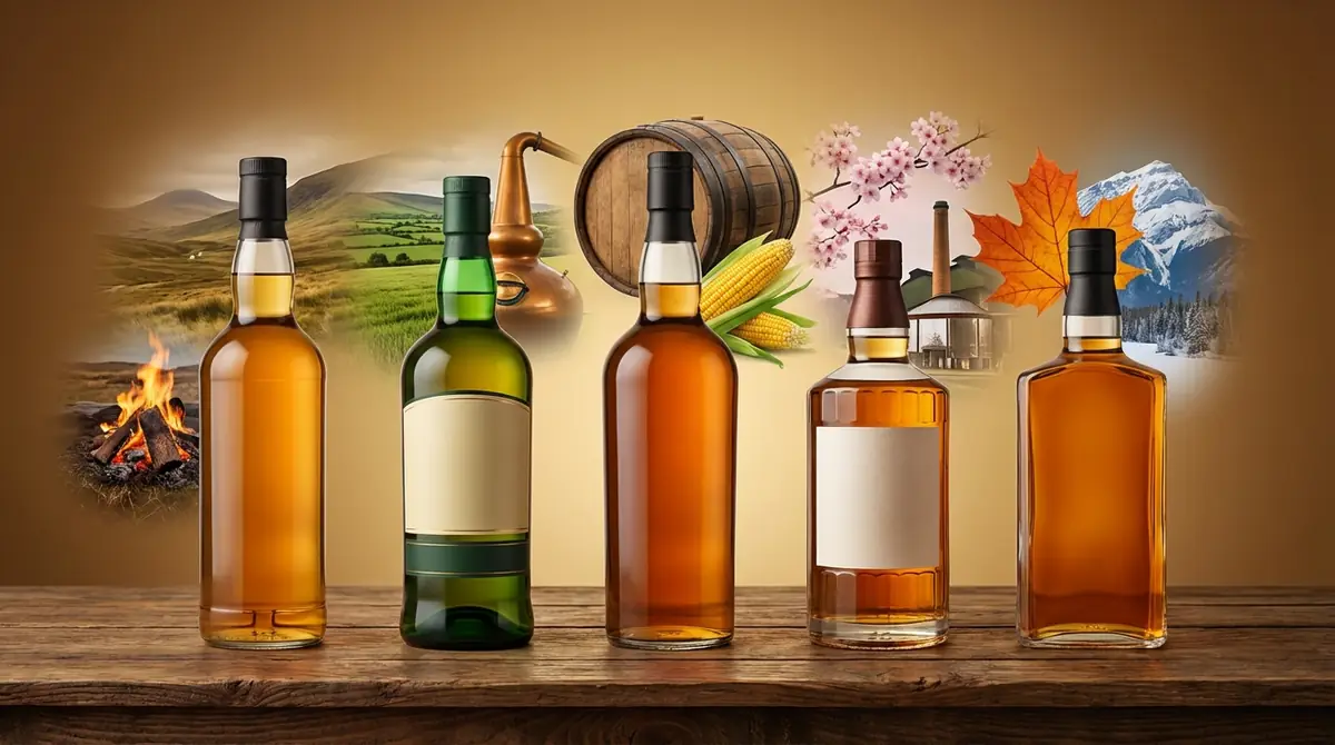 ウイスキーの種類｜5大産地の特徴と違い