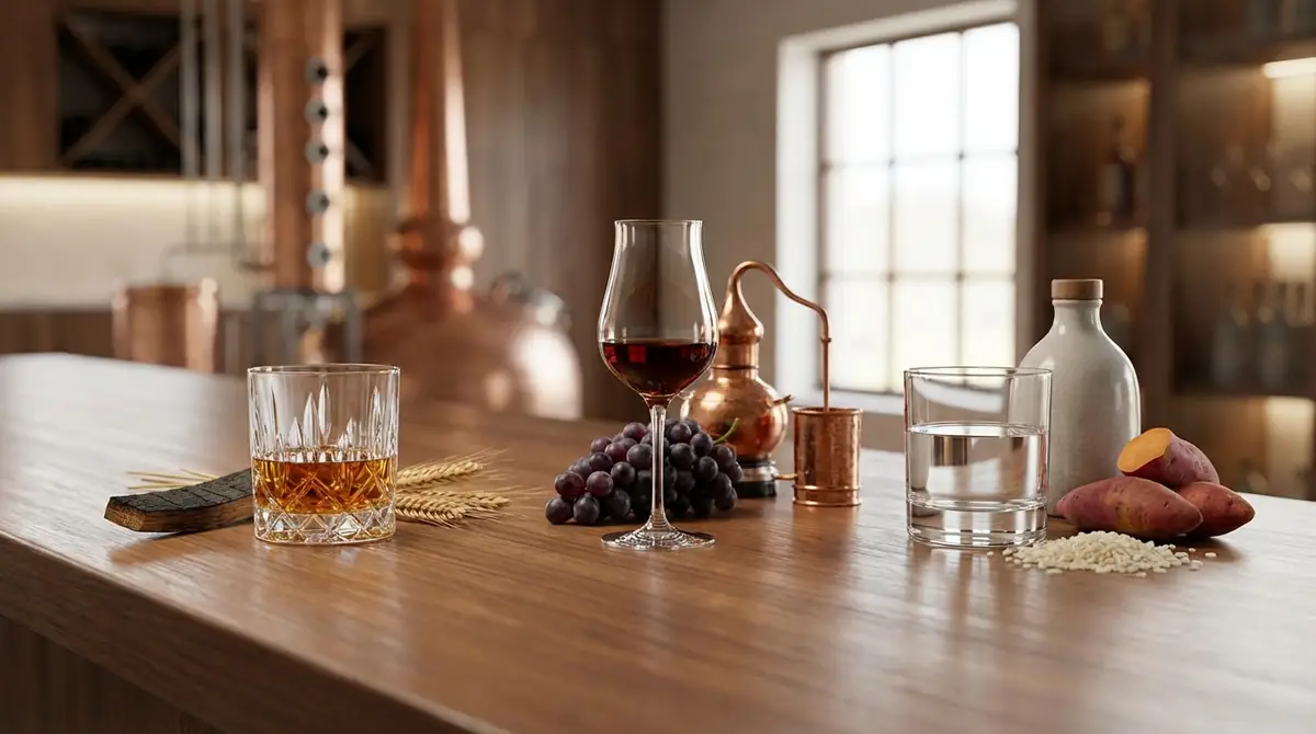 ウイスキーとブランデー・焼酎との違い