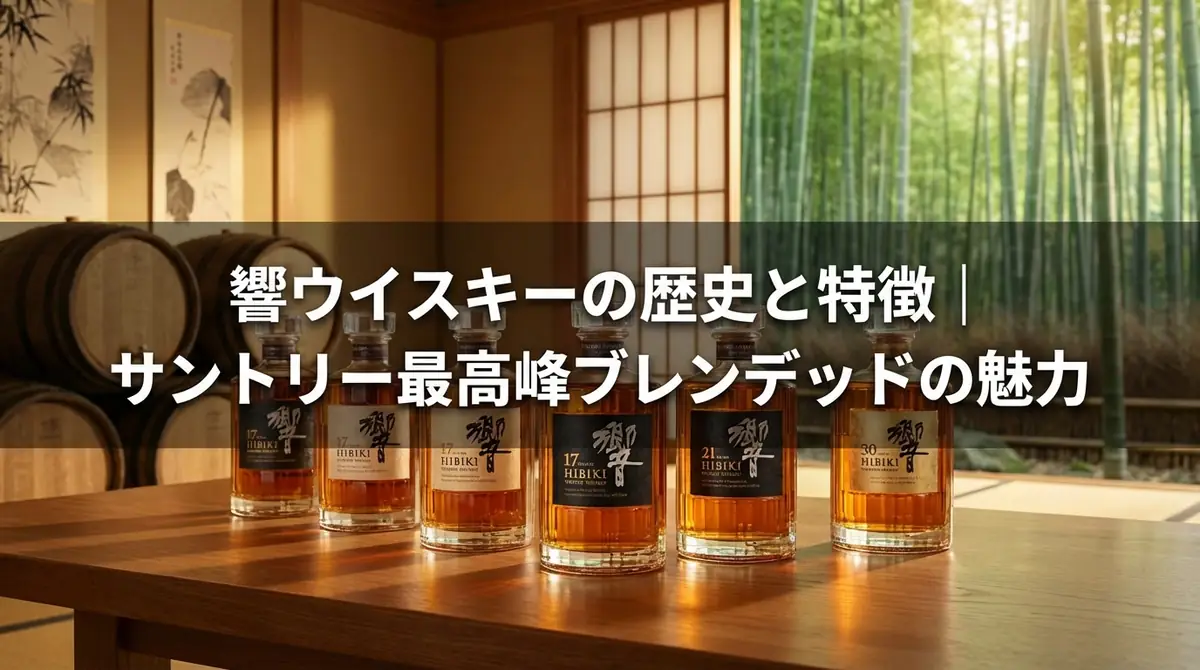 響ウイスキーの歴史と特徴｜サントリー最高峰ブレンデッドの魅力