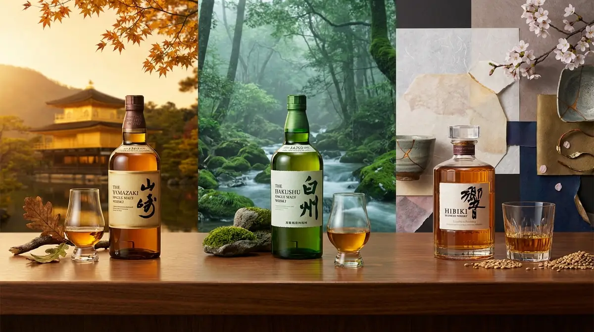 山崎・白州・響の違いを比較｜あなたに合うのはどれ？