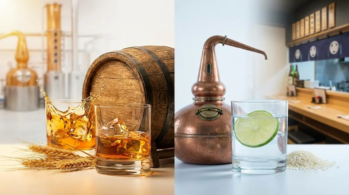 【結論】ウイスキーと焼酎の違いを30秒で解説