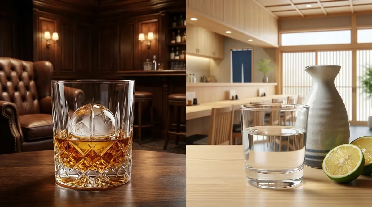 ウイスキーと焼酎の飲み方の違い|初心者向けガイド