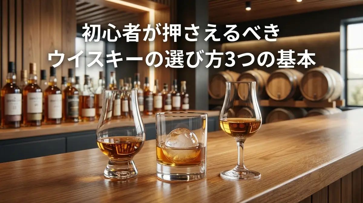 初心者が押さえるべきウイスキーの選び方3つの基本