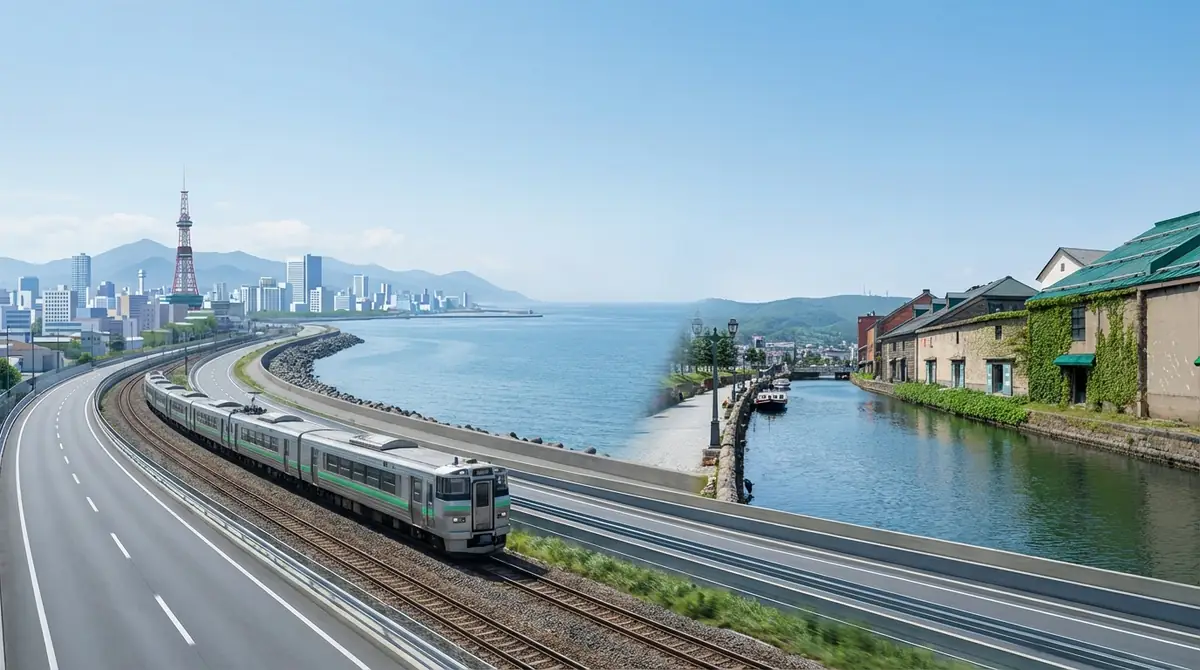 札幌・小樽からのアクセス詳細