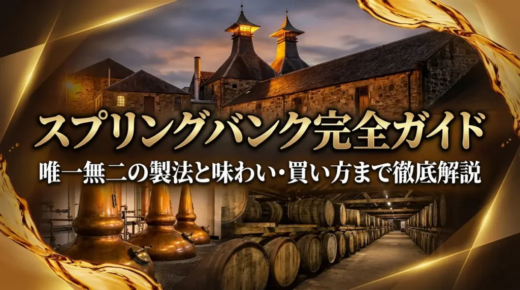 スプリングバンク完全ガイド｜唯一無二の製法と味わい・買い方まで徹底解説