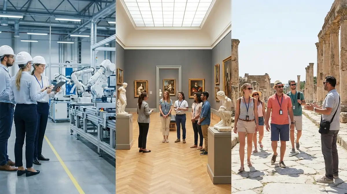 見学ツアーの種類と内容を比較