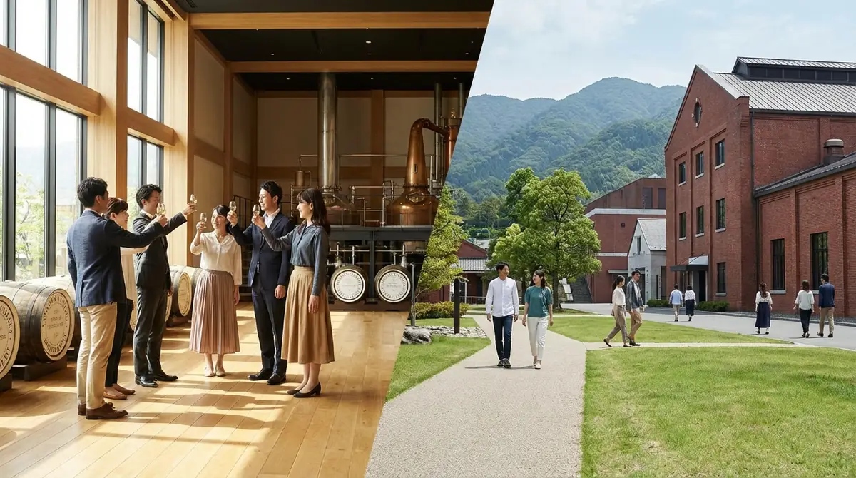 山崎蒸溜所のツアー種類と選び方【有料・無料を徹底比較】