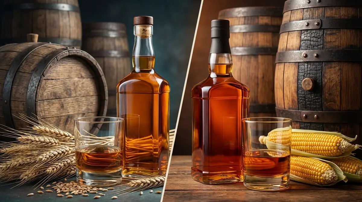 ライウイスキーとバーボンの違い｜原料・味・歴史で徹底比較