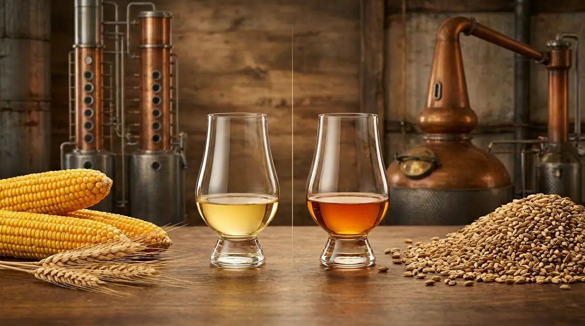 グレーンウイスキーとモルトウイスキーの違い【3つの軸で比較】