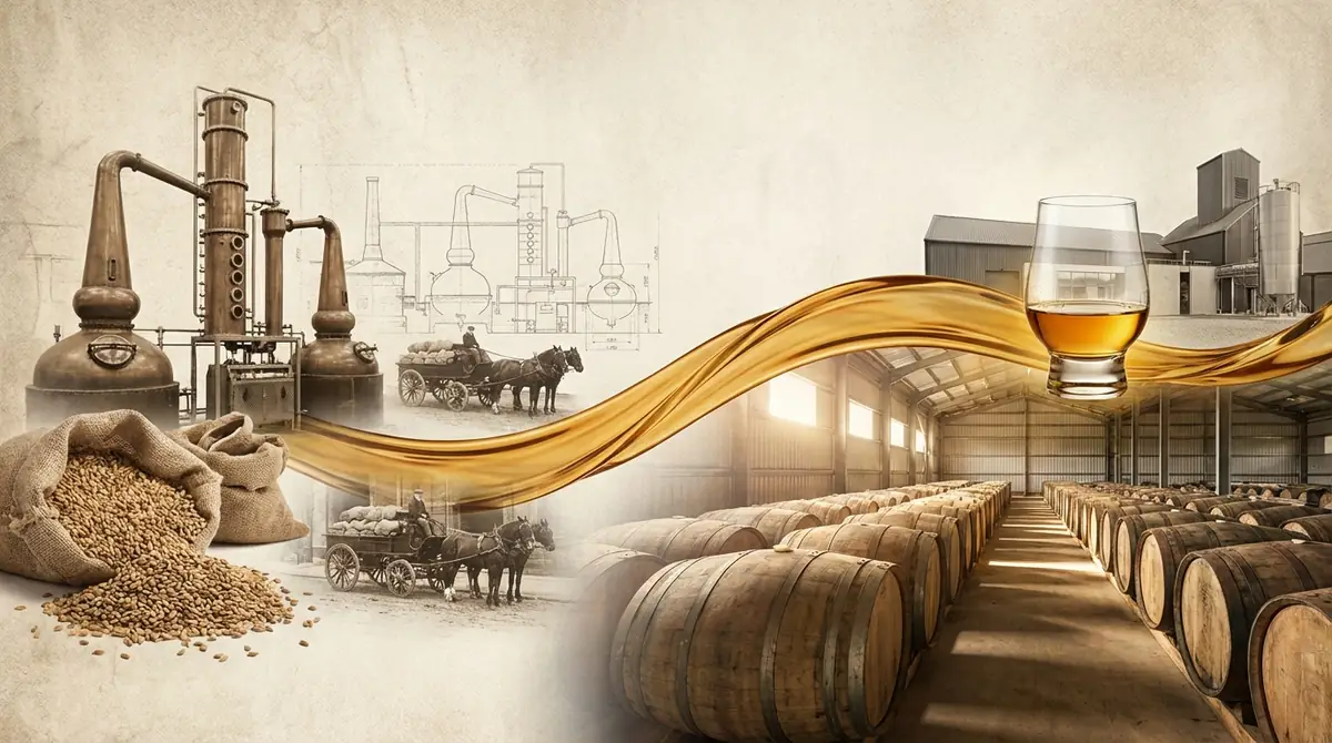 グレーンウイスキーの歴史｜誕生の背景と発展