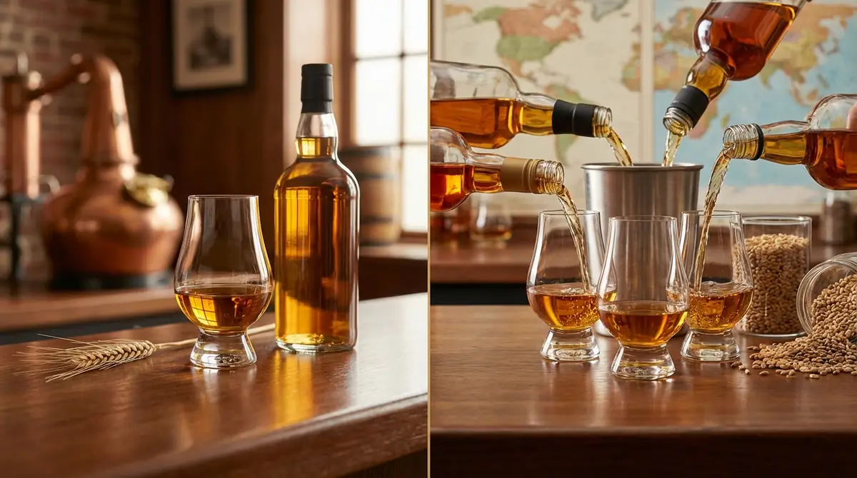 シングルモルトとブレンデッドウイスキーの違いを徹底比較