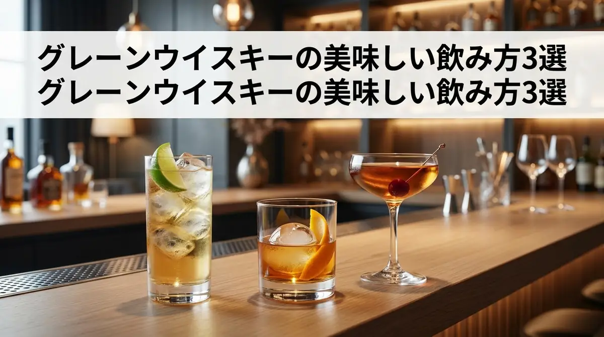 グレーンウイスキーの美味しい飲み方3選