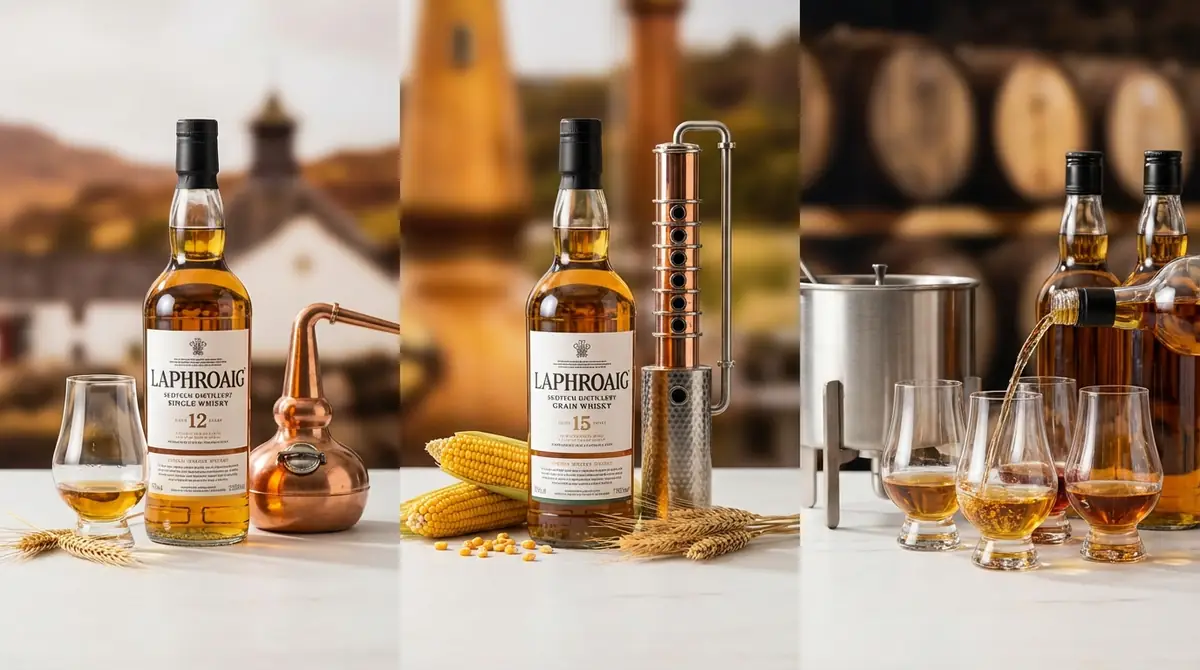 スコッチウイスキーの種類は3つ【モルト・グレーン・ブレンデッド】