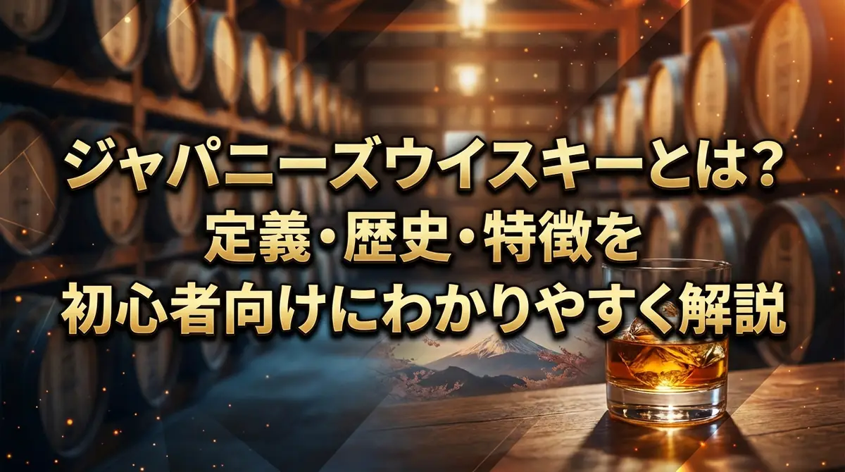 ジャパニーズウイスキーとは？定義・歴史・特徴を初心者向けにわかりやすく解説
