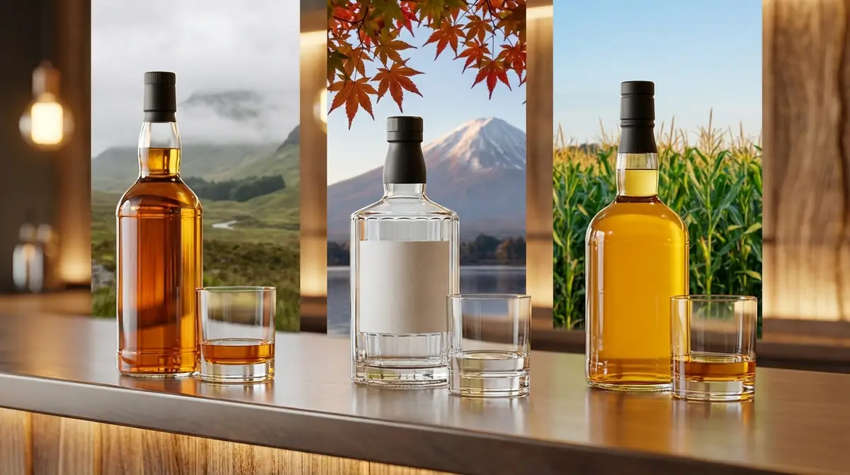 スコッチ・バーボンとの違い｜比較表でわかるジャパニーズウイスキーの個性