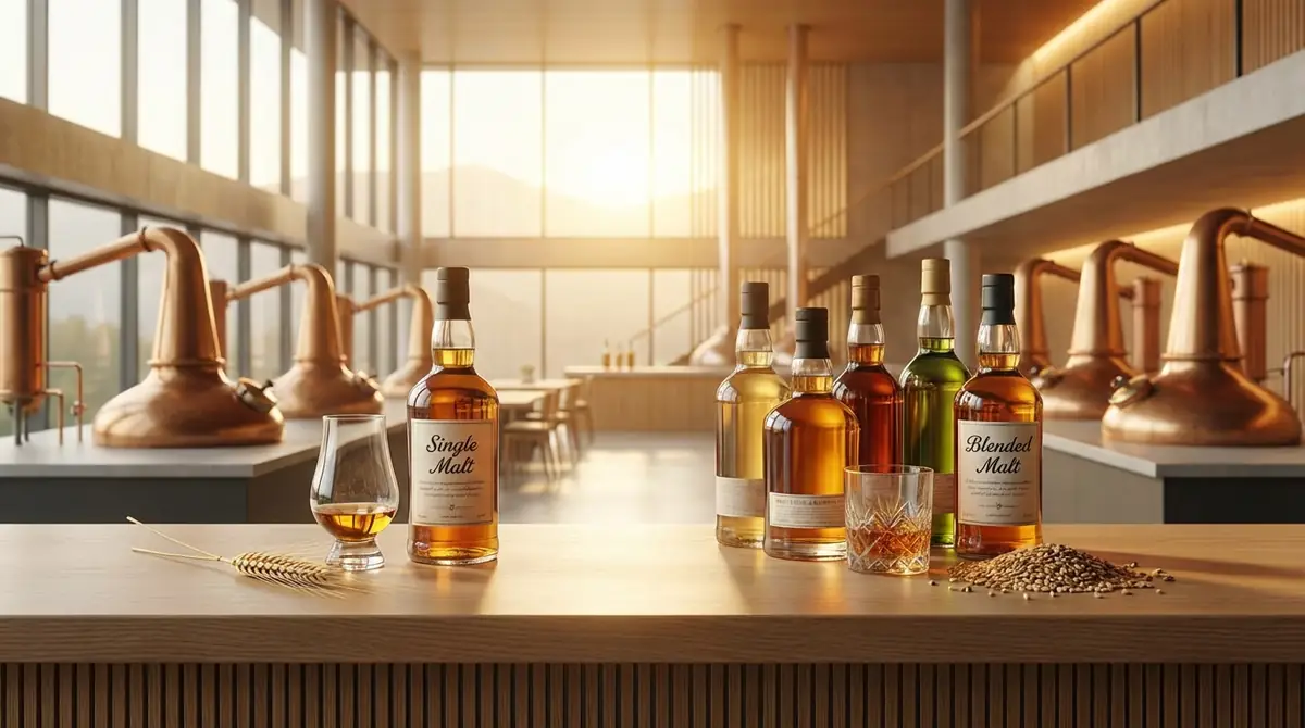 モルトウイスキーの種類｜シングルモルト・ブレンデッドモルトの違い