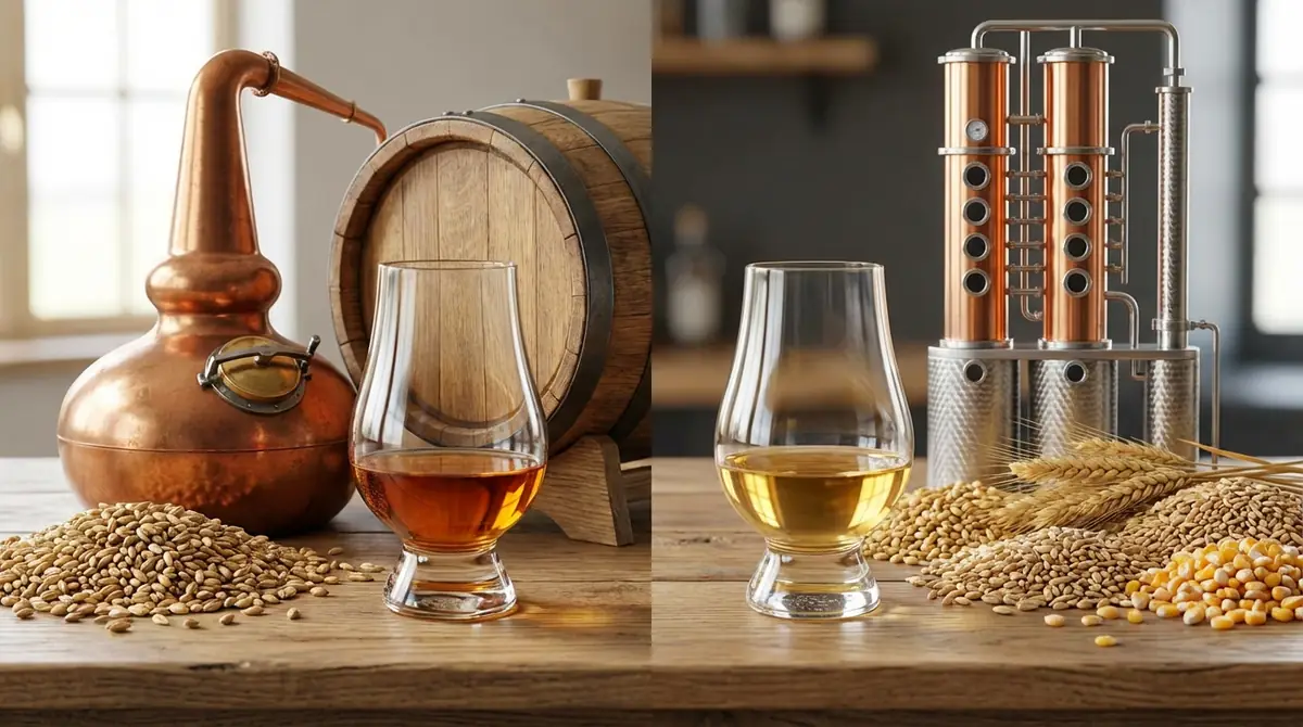 モルトウイスキーとグレーンウイスキーの違い