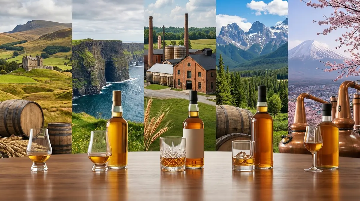 五大ウイスキー一覧｜5つの産地を30秒で確認