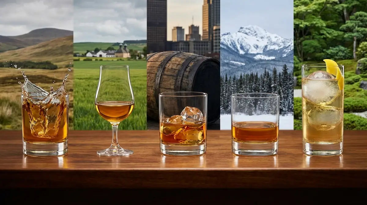 五大ウイスキーの美味しい飲み方【産地別】