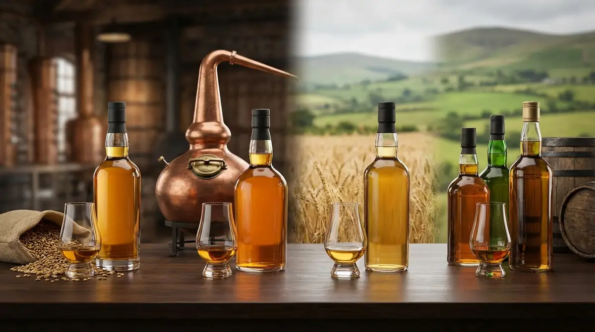 アイリッシュウイスキーの種類4タイプ
