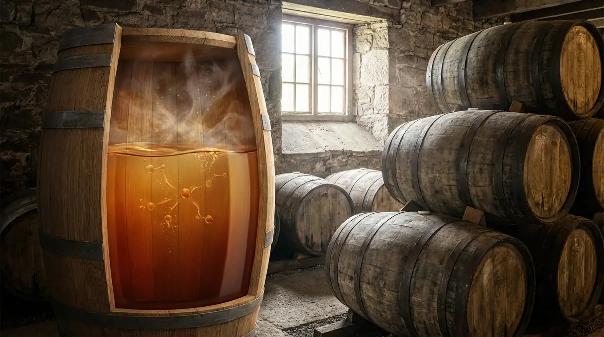 ウイスキーの熟成の仕組み——なぜ樽で寝かせると美味しくなるのか