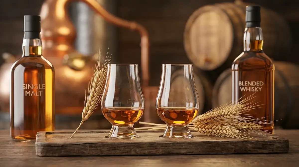 シングルモルトとブレンデッドの違い|入門者はどちらから?