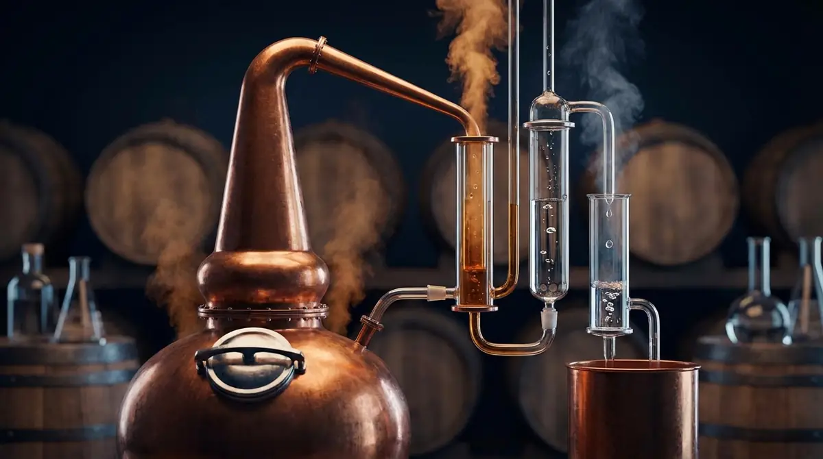 なぜウイスキーは糖質ゼロになる？蒸留の仕組みを図解