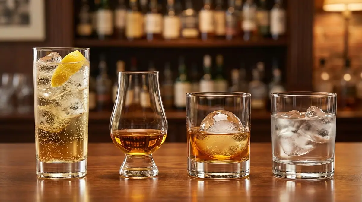 ウイスキーの飲み方を比較｜ハイボール・ストレート・ロック・水割りの違い