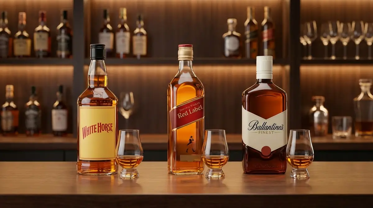 ホワイトホースと他銘柄の比較｜ジョニ赤・バランタインとの違い