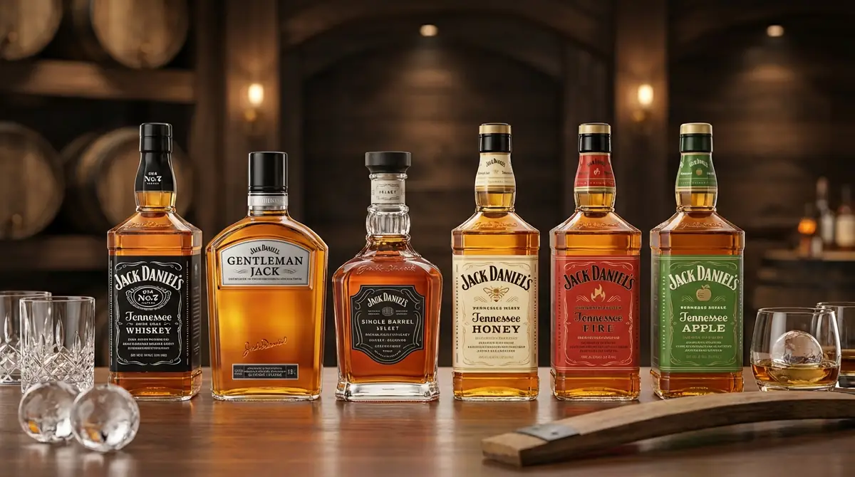 ジャックダニエルの種類一覧と選び方【全6種比較】